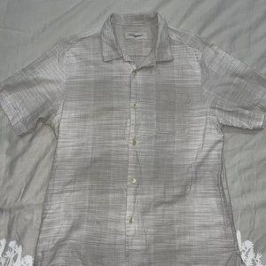 Tommy Bahama Button Down Silk Blend Shirt Size L